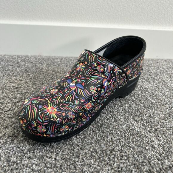 Bjork Araceli Professional Leather Clogs Floral Bird EU 39/40 - Picture 8 of 13